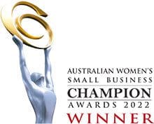 Australian Women's Small Business Champion Awards 2022 Winner